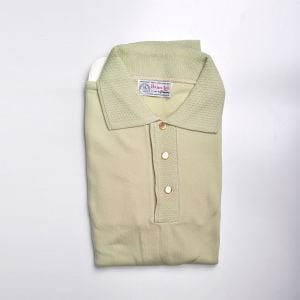 Small 1960s Polo Shirt 3 Button Front Short Sleeve Nylon - Fashionconservatory.com