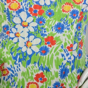 XS-M | 1960s Floral Beach Pool Summer Playsuit Romper by Gabar - Fashionconservatory.com