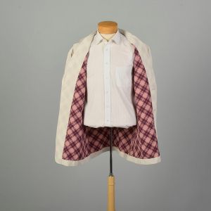 XL | 2000s Light Plaid Blazer Sport Jacket w/Pink & Mauve Plaid Lining by Issey Miyake Men - Fashionconservatory.com