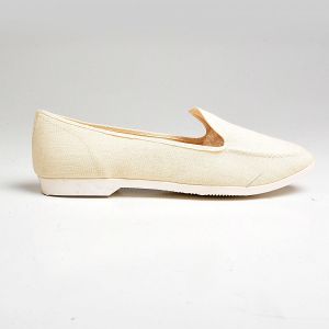 Size 7 1970s Casual Flat Canvas Slip-On Tennis Shoes