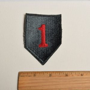 1960s US Army 1st Infantry Division Sew On Patch The Big Red One The Fighting First - Fashionconservatory.com