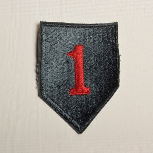 1960s US Army 1st Infantry Division Sew On Patch The Big Red One The Fighting First