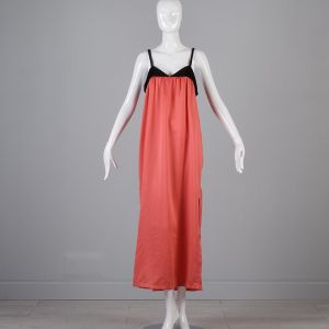 Small 1990s Bert Yelin Maxi Nightgown Sexy Designer Lingerie 