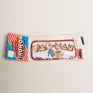 1980s Iron On Patch Pac-Man  - Fashionconservatory.com