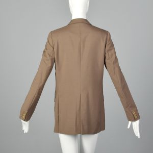 Small Helmut Lang Blazer Tan Jacket - Fashionconservatory.com
