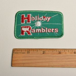 1970s Holiday Ramblers Motorhome Embroidered Sew On Patch RV Travel Appliqué - Fashionconservatory.com