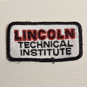 1980s Lincoln Technical Institute Sew On Patch Tech Career School