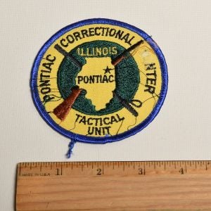 1970s Correctional Patch Tactical Unit Illinois Applique - Fashionconservatory.com