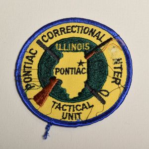 1970s Correctional Patch Tactical Unit Illinois Applique
