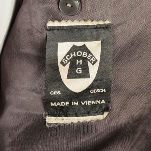 Large 1970s Traditional Austrian Gray Wool Jacket Fully Lined  - Fashionconservatory.com