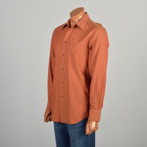 Medium 1990s Kenzo Homme Red Gold Button Down Long Sleeve Shirt Very Good Condition  - Fashionconservatory.com