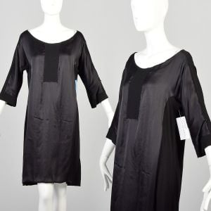 Large 2010s Piazza Sempione Silk & Cashmere Blend Oversized Sweater Dress Tunic