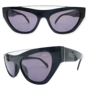 Emilio Pucci Black Sunglasses, MOD EP111, Made in Italy, Unisex
