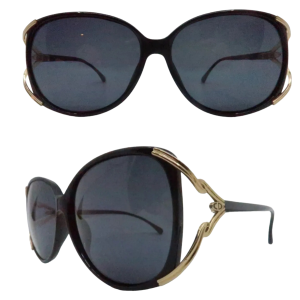 1980’s Dior Black & Gold Sunglasses 