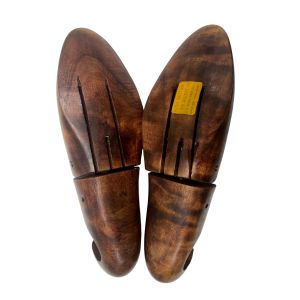 Vintage Hardwood Shoe Trees Adjustable Shoe Keepers Men Size 10+ - Fashionconservatory.com