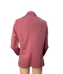 lavender polyester blazer with pockets - Fashionconservatory.com