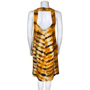Vintage 1960s Tie Dye Dress Boul’ Miche by Gerald Pierce Sz M - Fashionconservatory.com