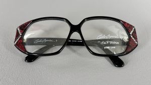 80s Deadstock Carlo Capucci Rhinestone Eyeglass Frames