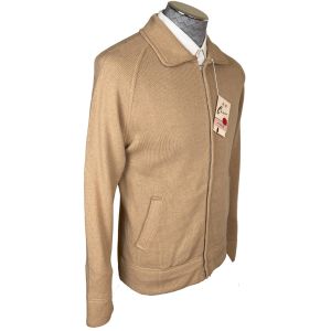 Vintage NWT 1970s Sweater Mens Acrylic Cardigan Champion China Sz M - Fashionconservatory.com