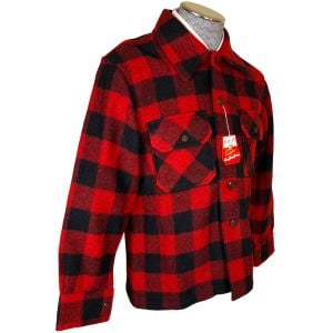 Vintage NWT 1970s Camp Shirt Jacket Buffalo Plaid Cockatoo Made in China - Fashionconservatory.com