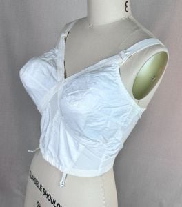 Vintage Deadstock 70s Playtex Cross Your Heart Long Line Bra w/ Box, Sz 40D