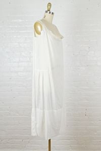 1900s Edwardian white bohemian cut out lace cotton lawn dress . medium large - Fashionconservatory.com