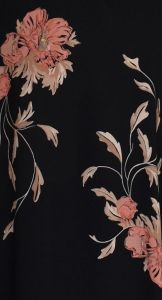 1970s Malibu Media Floral Print Rayon Wrap Dress, Size XS to S - Fashionconservatory.com