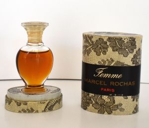 Vintage Femme Marcel Rochas Paris France 154 - 1/2 oz Parfum - Original Formula