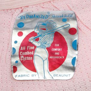 1960s Semi Sheer Panties NOS Pink Cotton Mesh Underwear Shrunk to Fit Lingerie - Fashionconservatory.com