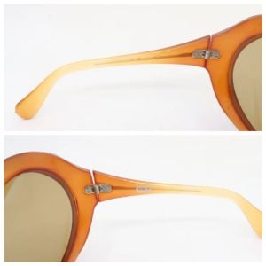 1960’s Mod Oversized Orange Sunglasses  - Fashionconservatory.com