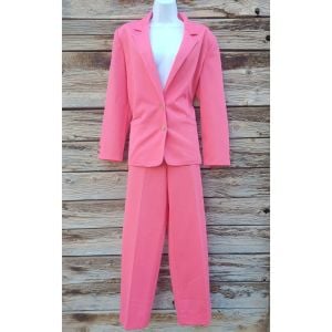 Vintage 1960s Pink Powersuit by Graff California Wear