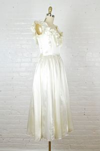 Gunne Sax corset dress . 1980s ivory cottagecore praire dress . small xsmall AS IS - Fashionconservatory.com