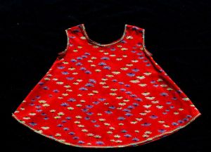 2T Girls Twirly Dress - Red Daisies Toddler Baby Outfit - 50s 60s Sleeveless Cotton Dress  - Fashionconservatory.com