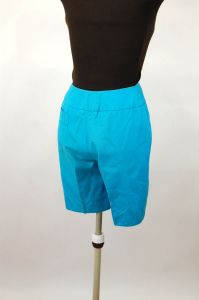 1960s shorts Bermuda shorts turquoise blue Bill Atkinson 60s sportswear Size S - Fashionconservatory.com
