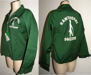 80s Windbreaker Golf Jacket | Marching Band Sportsmaster | Cool Graphics | 44'' Chest - Fashionconservatory.com