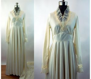 Vintage 1950s Ivory Alfred Angelo by Edythe Vincent Wedding Dress