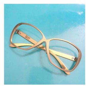 Vintage Gold Aluminum Sunglasses or Eyeglasses Frames Made in Japan!