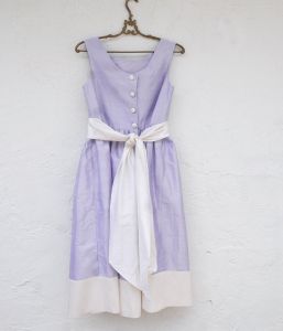 Lavender Silk Dress, Flower Girl Dress, Girls Summer Dress, Lavender Wedding, Recital Dress - Fashionconservatory.com