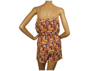 Vintage 1980s Rompers Shorts Strapless - Fashionconservatory.com