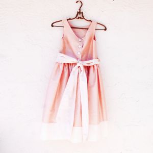 Girls Formal Dress, Pink Flower Girl Dress, Child Size 8, Wedding Guest Dress - Fashionconservatory.com
