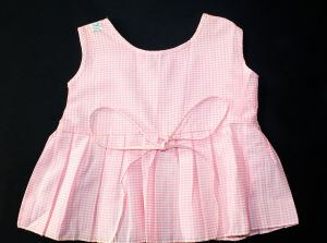 3T Girls 1950s Pink Gingham Dress - Charming Toddler Planting Flowers 60s Summer Tunic Top - Pastel  - Fashionconservatory.com