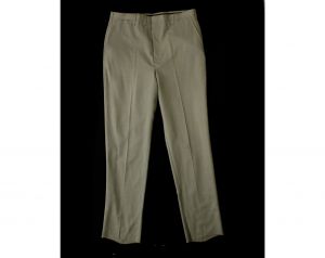 Men's Large & Tall 60s Dress Pants - Mod Late 1960s Neutral Gray Tailored Pant - Hampton Trouser 