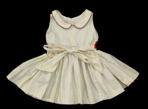 Girl's 2T 3T 1950s Dress - Modern Art Color Block Cotton - Toddler Childs Size 2 Sleeveless 50s - Fashionconservatory.com