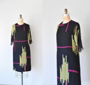 Teal Traina color block silk dress, mad men 1960s dress, mod vintage dresses for women
