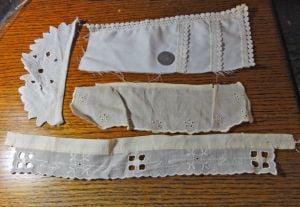 Antique Lace Pieces Collar Cuffs | Crafts, Sewing, Costumes, Dolls