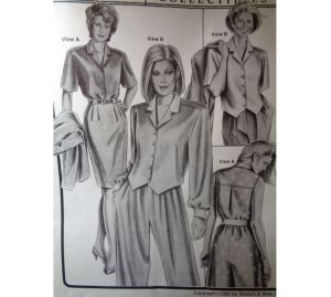 Vintage Blouse Pattern 346 by Designer Ann Person Collectibles |Variety of Styles, Bust Sizes 30-46 - Fashionconservatory.com
