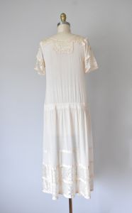 Noisette silk flapper dress, downtown abbey 1920s dress - Fashionconservatory.com