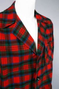 Vintage PENDLETON 1960s Red Plaid Wool Field Jacket Coat Shirt Hunting USA | M - Fashionconservatory.com