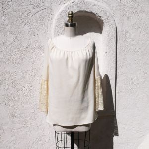 Bohemian Blouse, S to L, Bell Sleeve Top