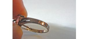 Vintage Statement Ring Pink Marquise Cut Gemstone Wrap Around Setting 925 Silver AAA Size 7 - Fashionconservatory.com